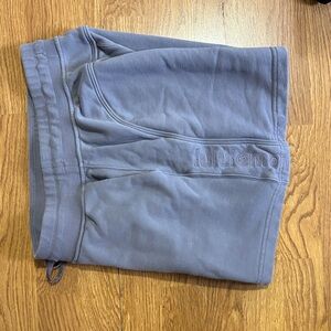Lululemon Gray Fleece Lounge Shorts